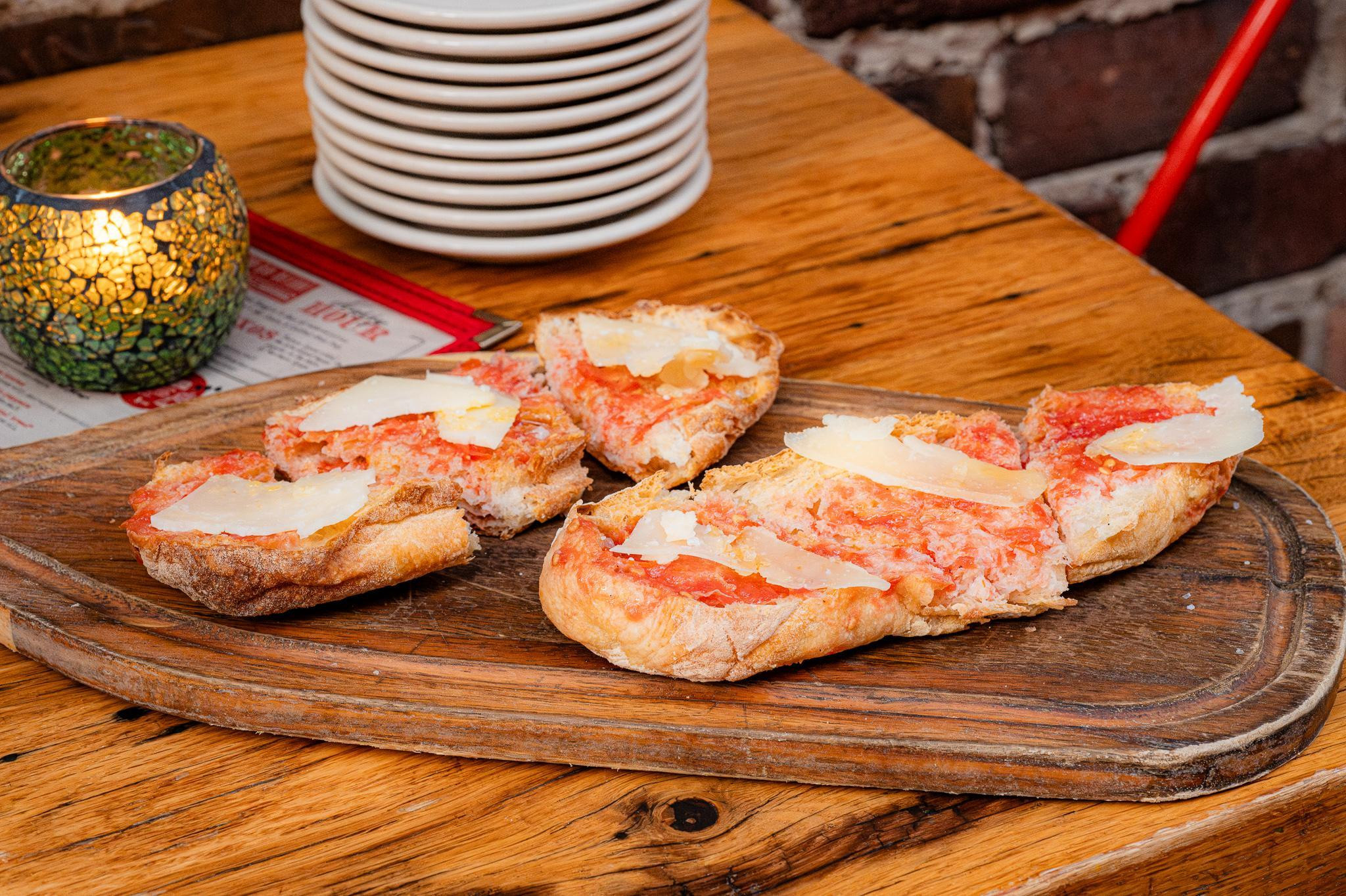 Happy Hour Tomato Bread Tapas