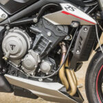 Triumph Street Triple RS 2018 model review on wet road