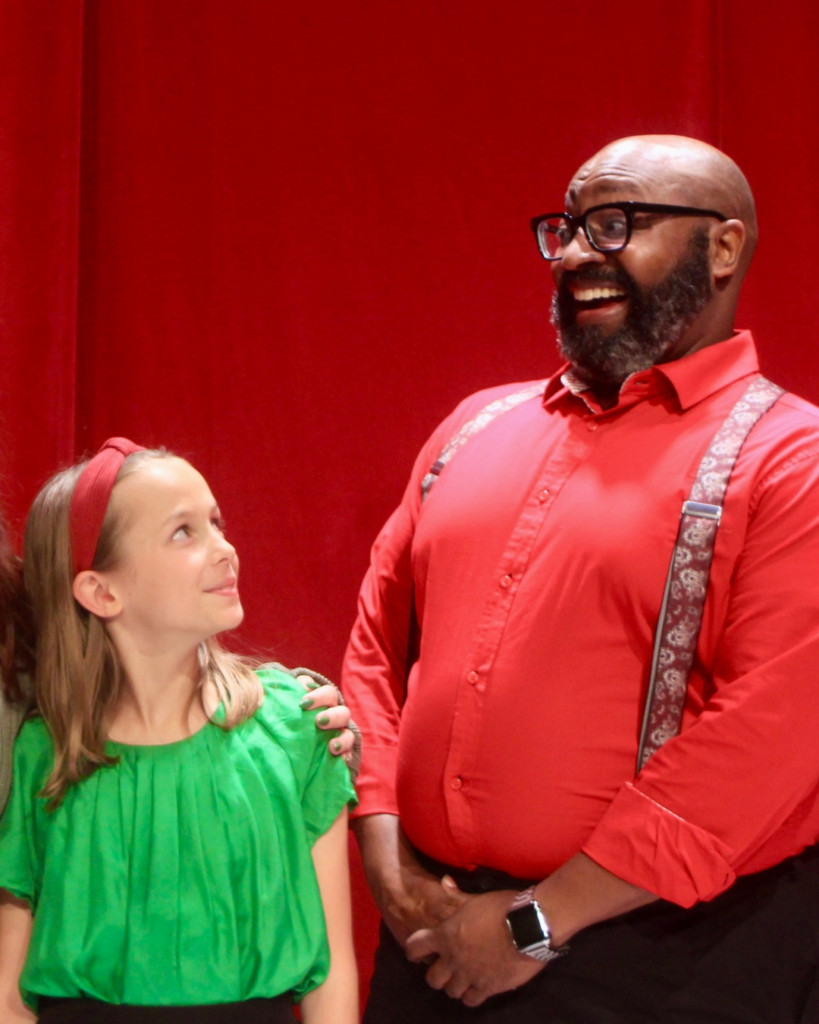 Lena Palke and Durwood Murray in Miracle on 34th Street.