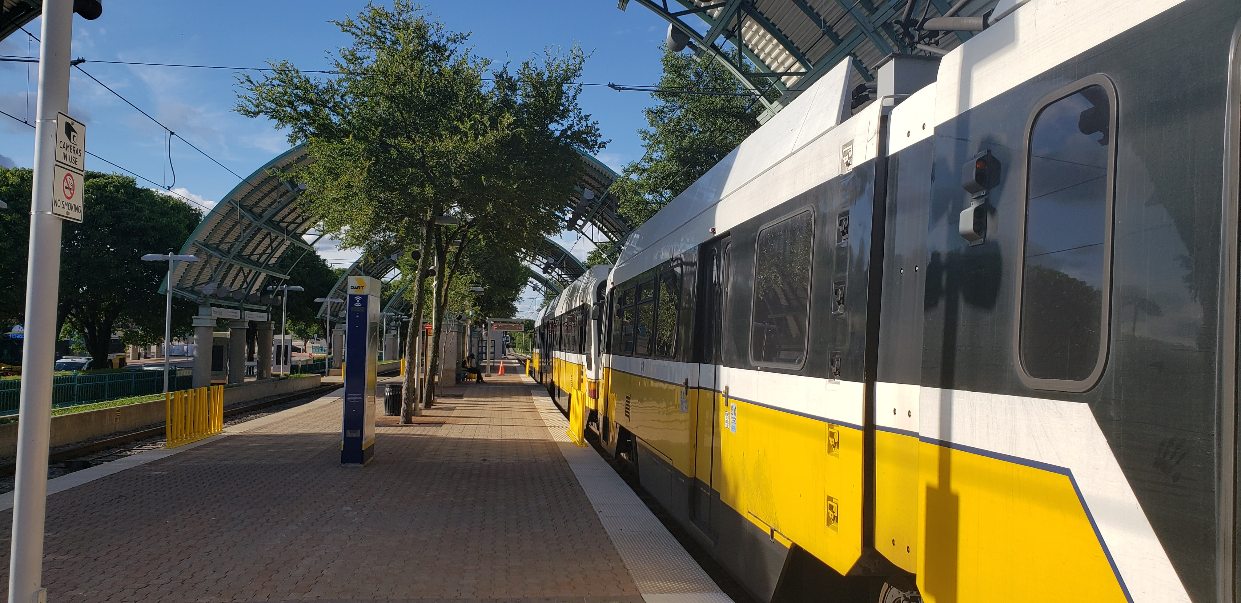 DART train station at Parker Road