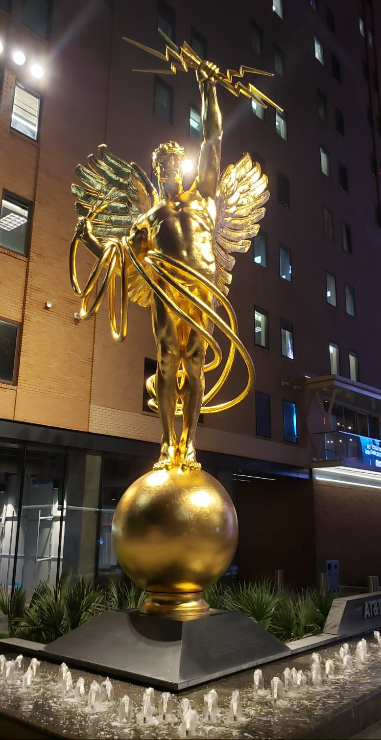 Golden Boy statue
