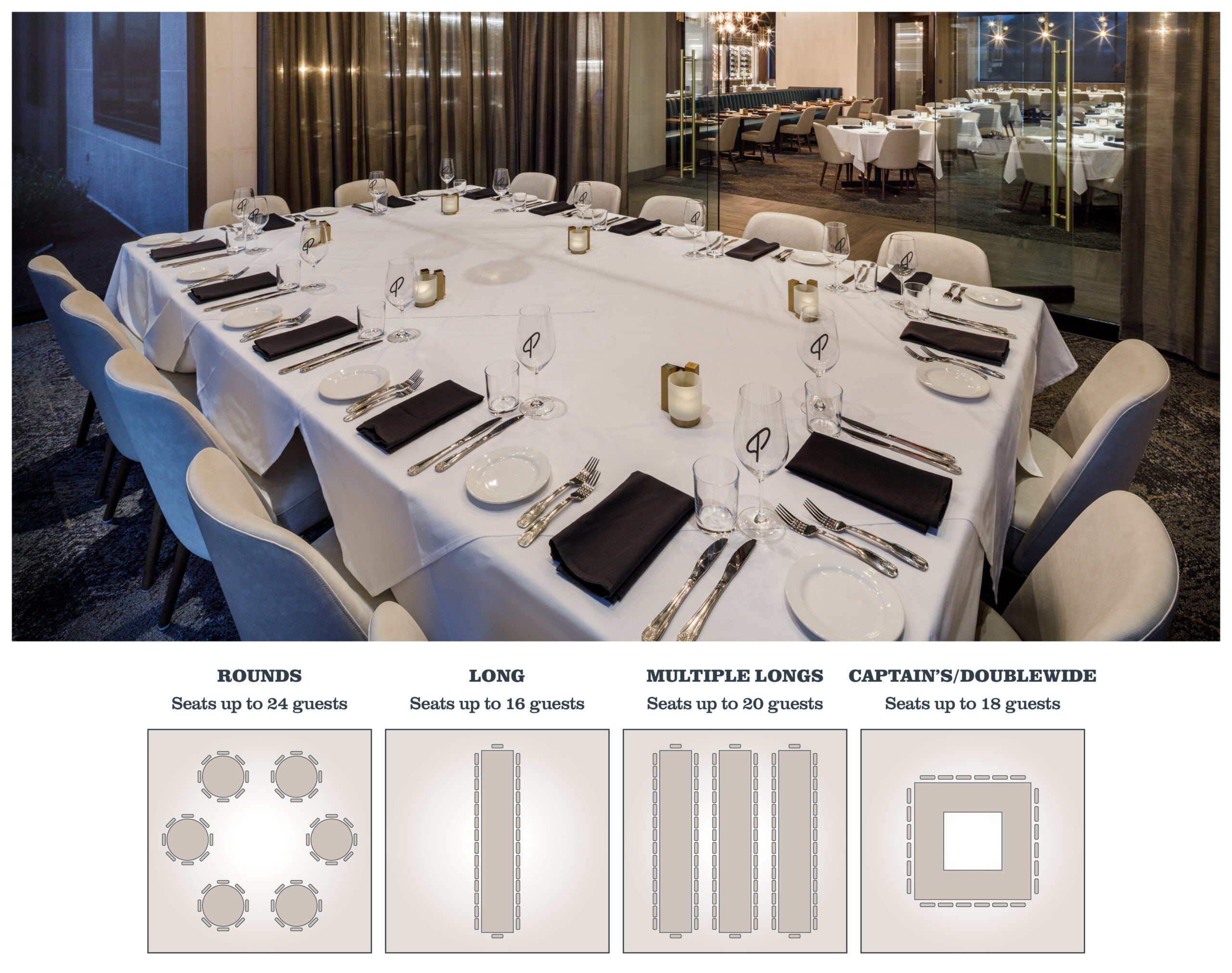  Signature Room, Seats up to 24 guests