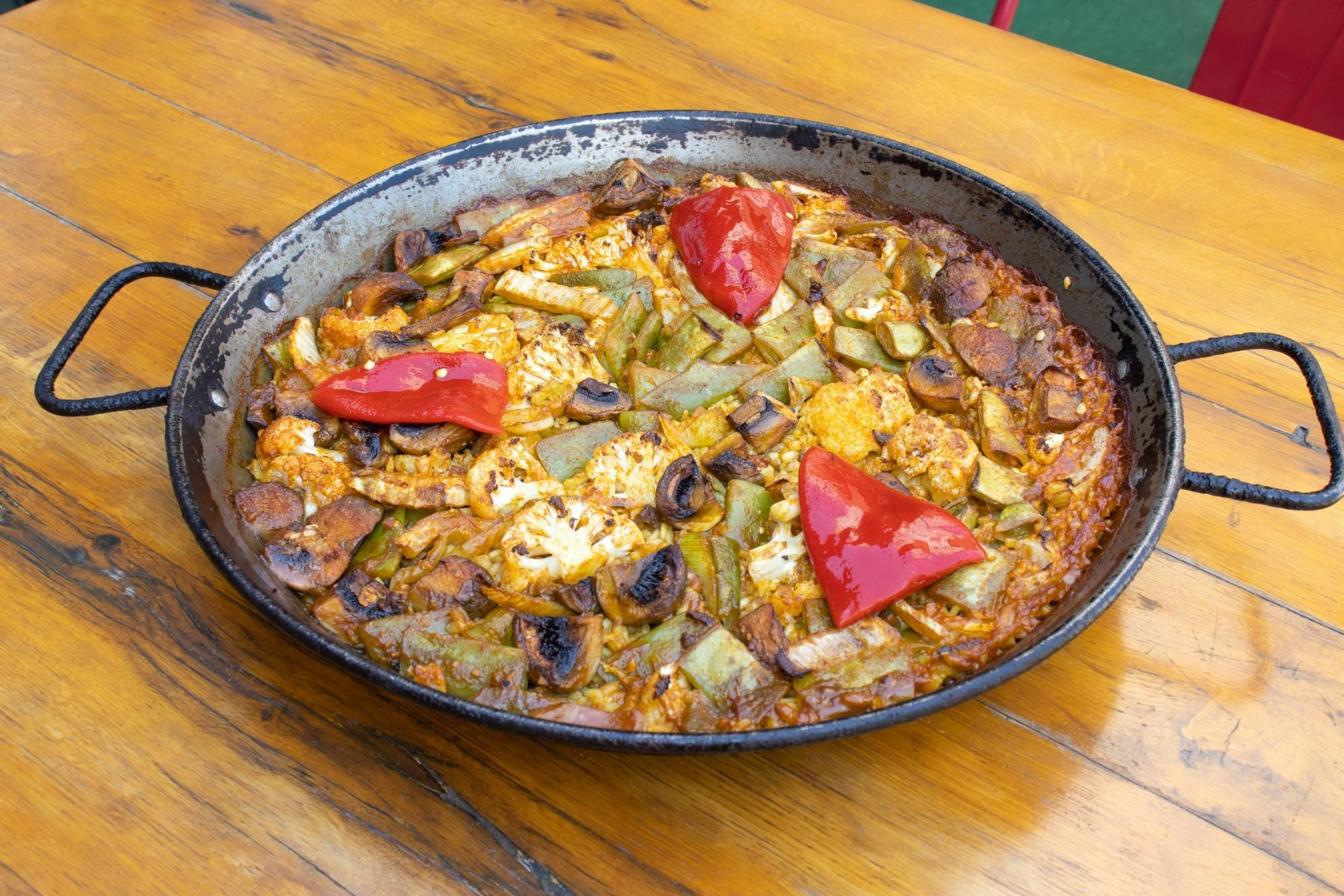 Paella de Verduras Vegan Paella