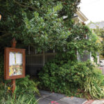 The charming exterior of 410 Bank Street restaurant in Cape May, inviting diners into a cozy and historic setting.