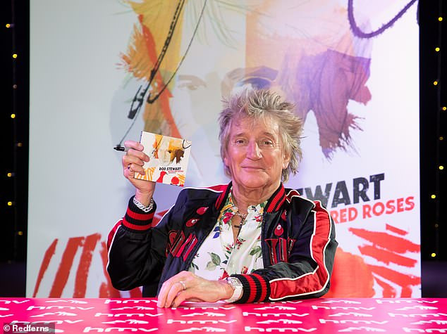Sarah Streeter and Rod Stewart pictured together at a recent album release event, demonstrating their strengthened father-daughter relationship