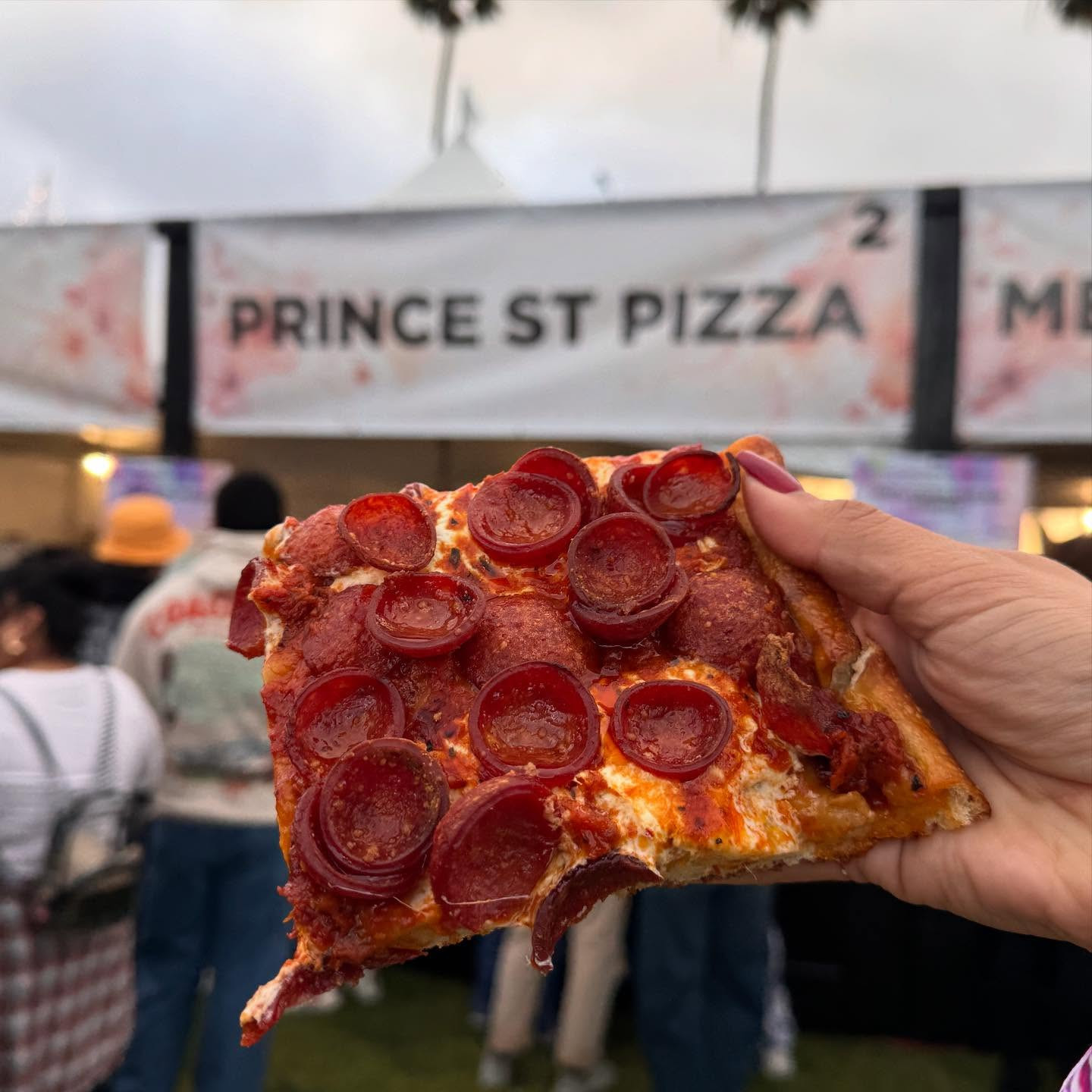 Saucy Prince Street Pizza slice