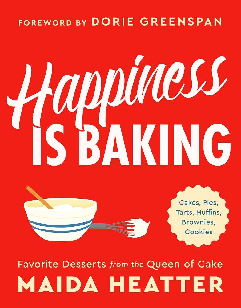 Happiness is Baking Cookbook Cover - Maida Heatter's Famous 62nd Street Lemon Cake Recipe Book