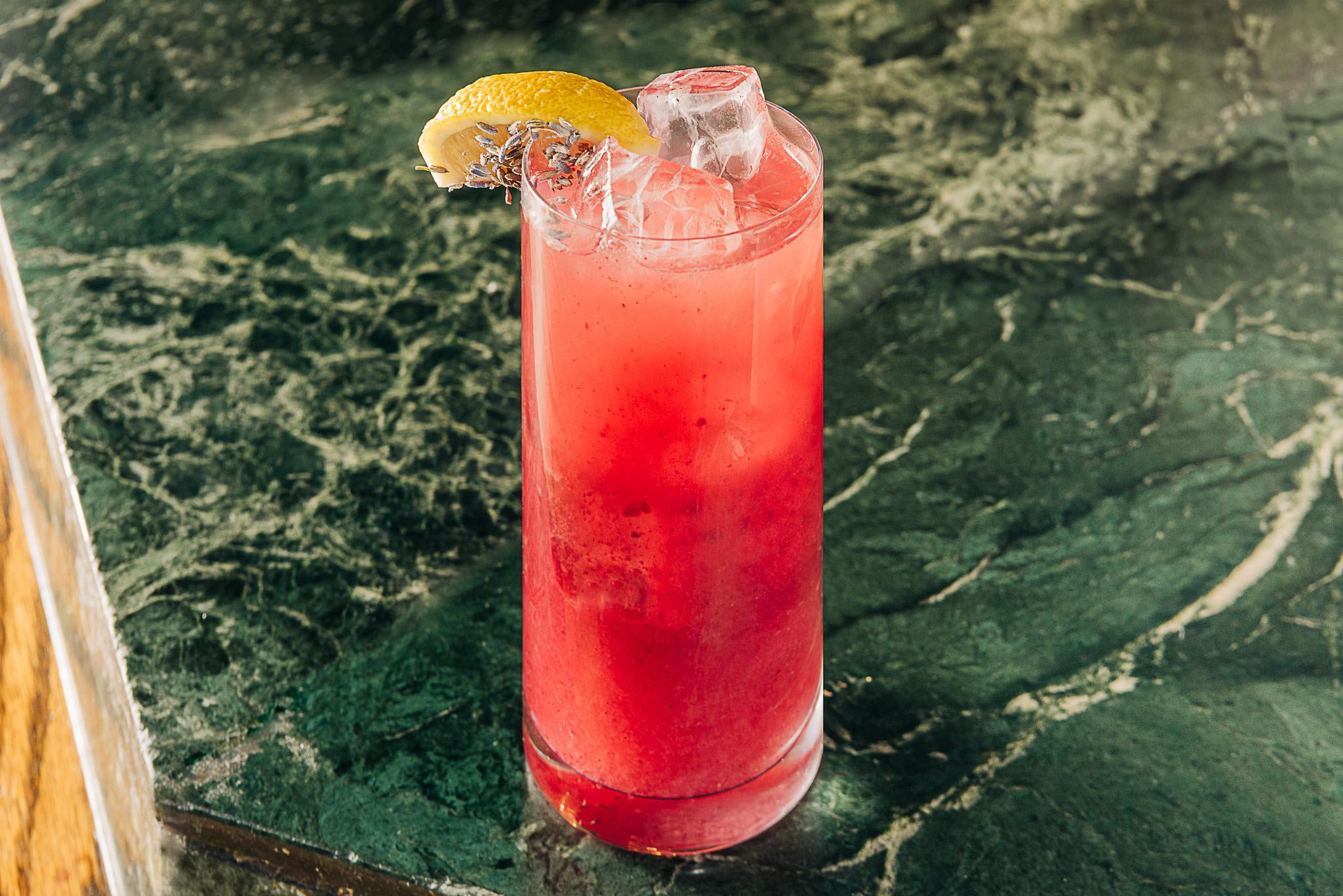 Blackberry Lavender Lemonade Mocktail