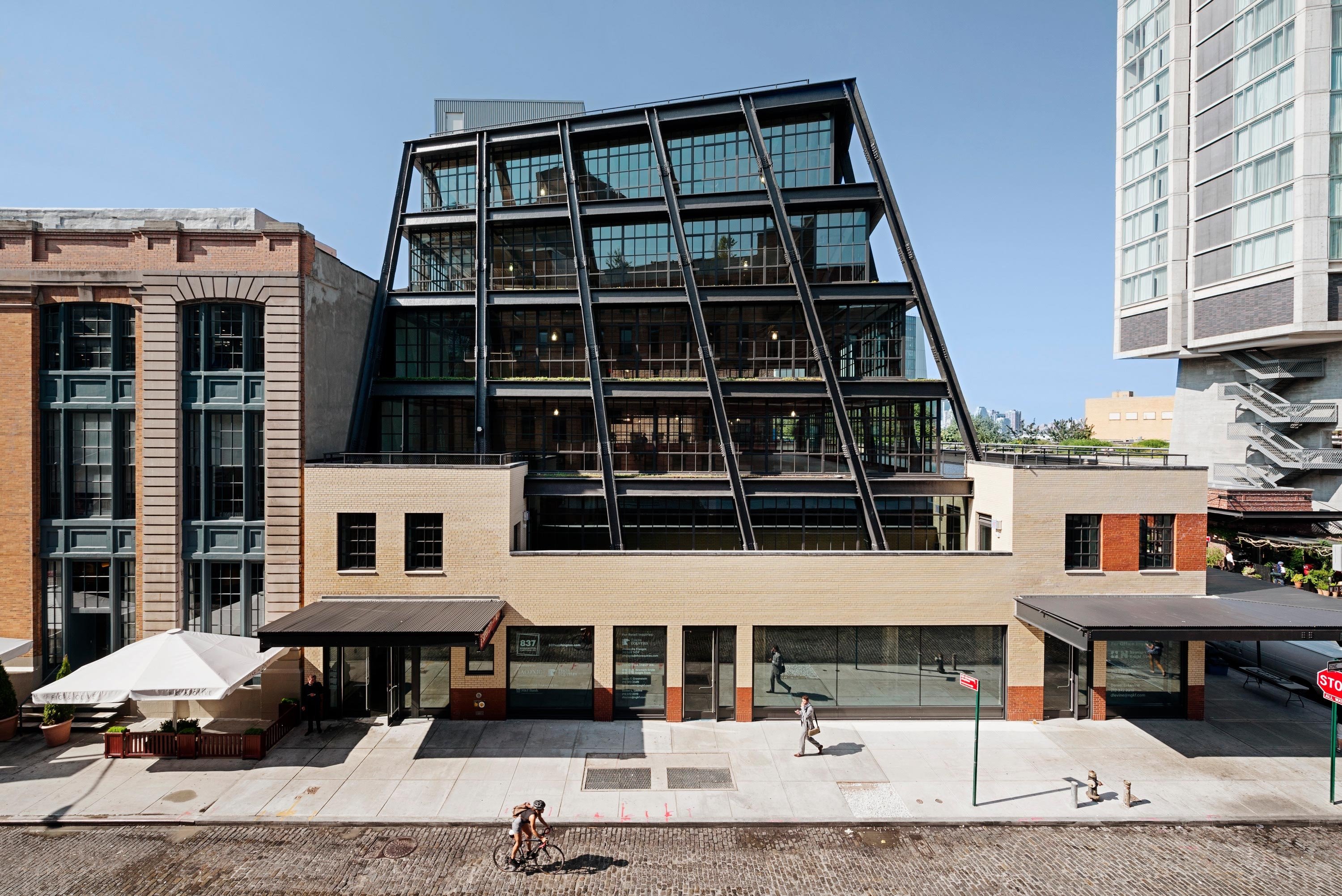 Exterior view of 837 Washington Street showcasing architectural design