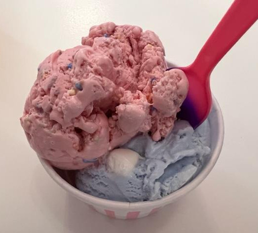 Pink Sprinkle and Partly Cloudy Ice Cream Flavors