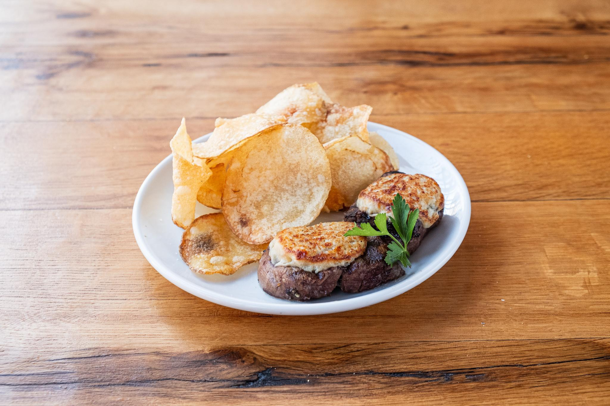 Beef Tenderloin and Blue Cheese Tapas