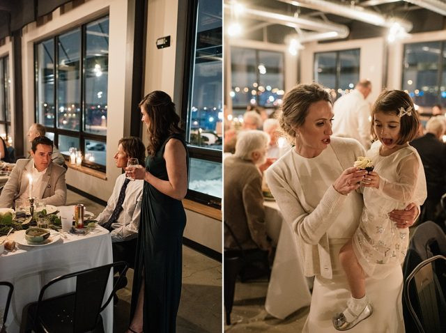 King Street Brewery wedding reception in Anchorage, evening celebrations and dance floor