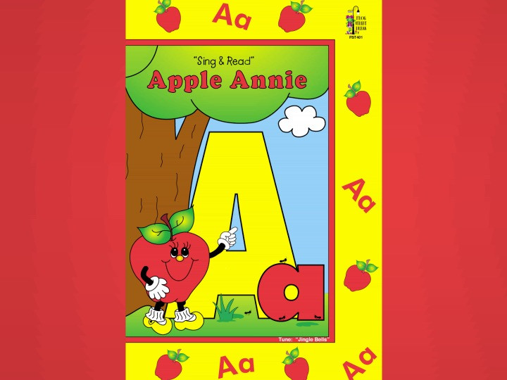 Apple Annie eStory cover from Frog Street Pre-K at Home, representing the engaging literacy and math collections.