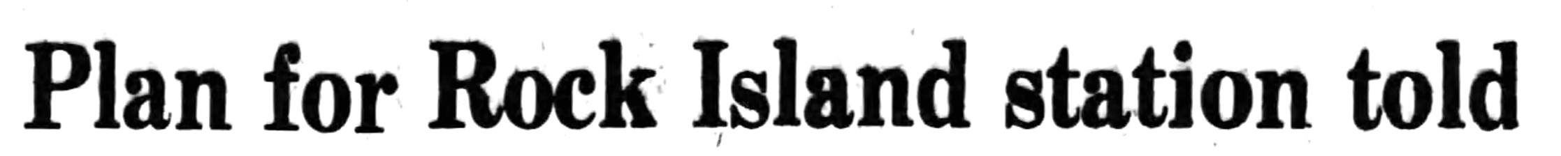 Headline from the Chicago Tribune on December 23, 1980, announcing plans for the demolition of La Salle Street Station.