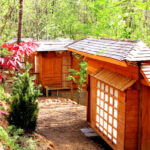 Exterior view of Shoji Spa and Lodge in Asheville, North Carolina