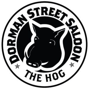 Logo for Dorman Street Saloon in Indianapolis, Indiana. Known locally as &quot;The Hog&quot;.