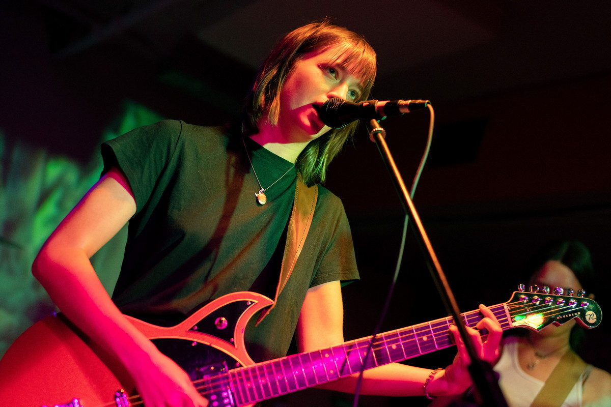 Hello Mary performing live at Bond Street Bar in Asbury Park, captured during their opening set on September 1, 2022.