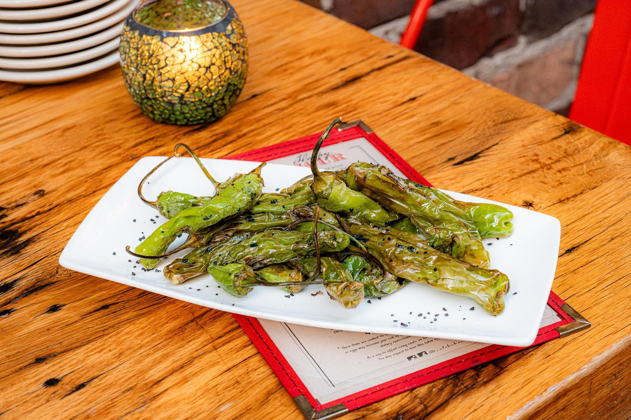 Happy Hour Padron Peppers Tapas