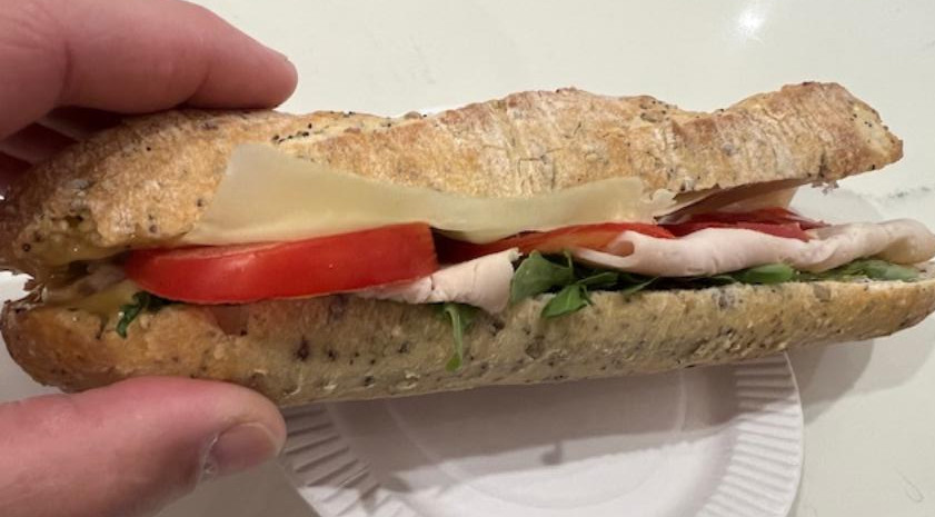 Turkey, Swiss, and Tomato Sandwich from Éclair Bakery