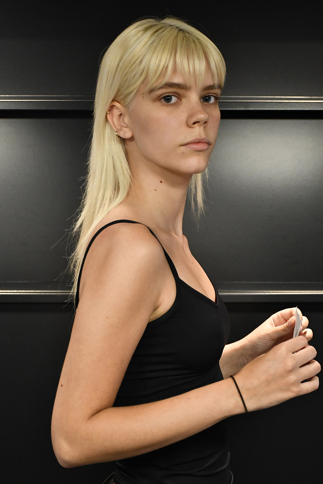 Emma during the street casting session at Istituto Marangoni Firenze