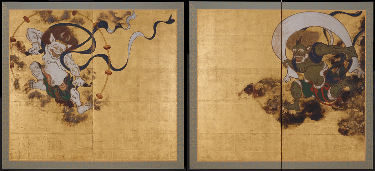 Fujin and Raijin Screens at Kennin-ji Temple