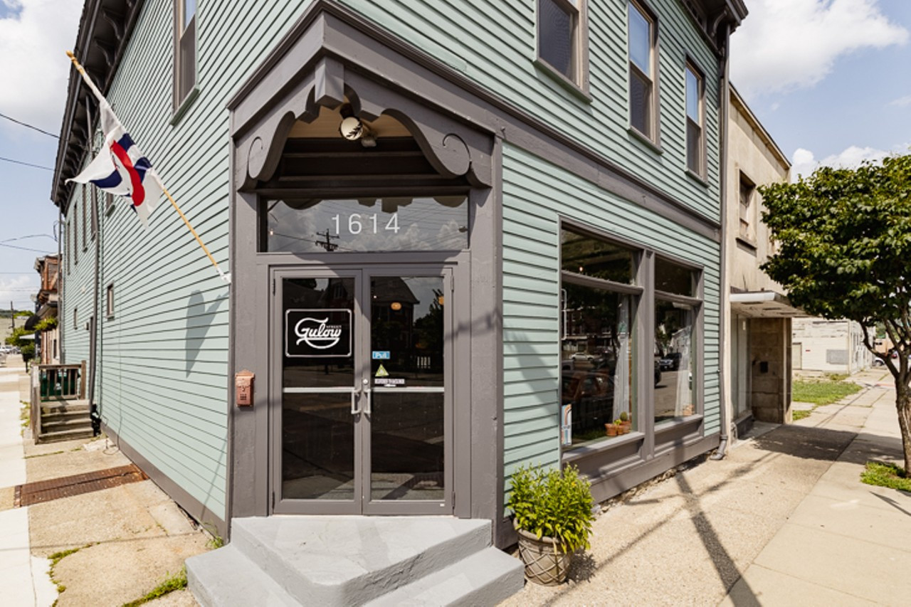 Gulow Street Restaurant Sign - Welcoming diners to experience Cincinnati's Northside.
