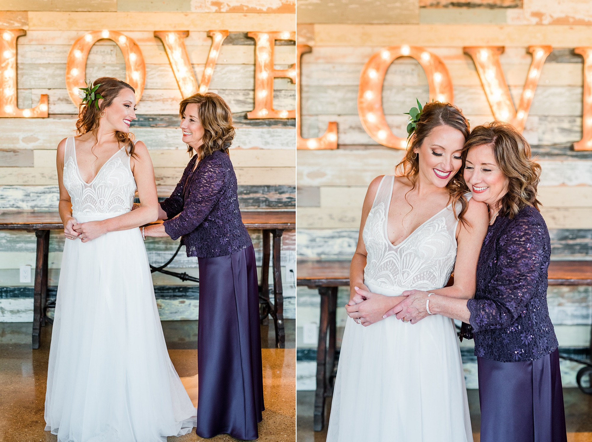 Elegant Bride Getting Ready at Hickory Street Annex Dallas Wedding