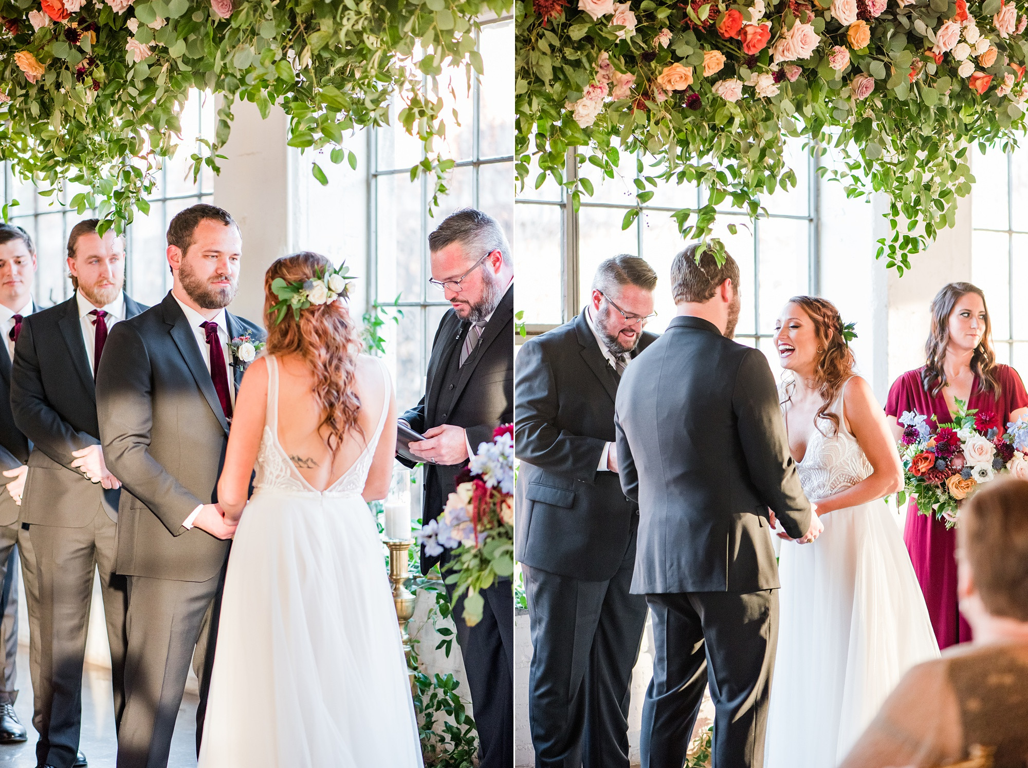 Groom and Groomsmen Posing Outdoors at Hickory Street Annex Dallas