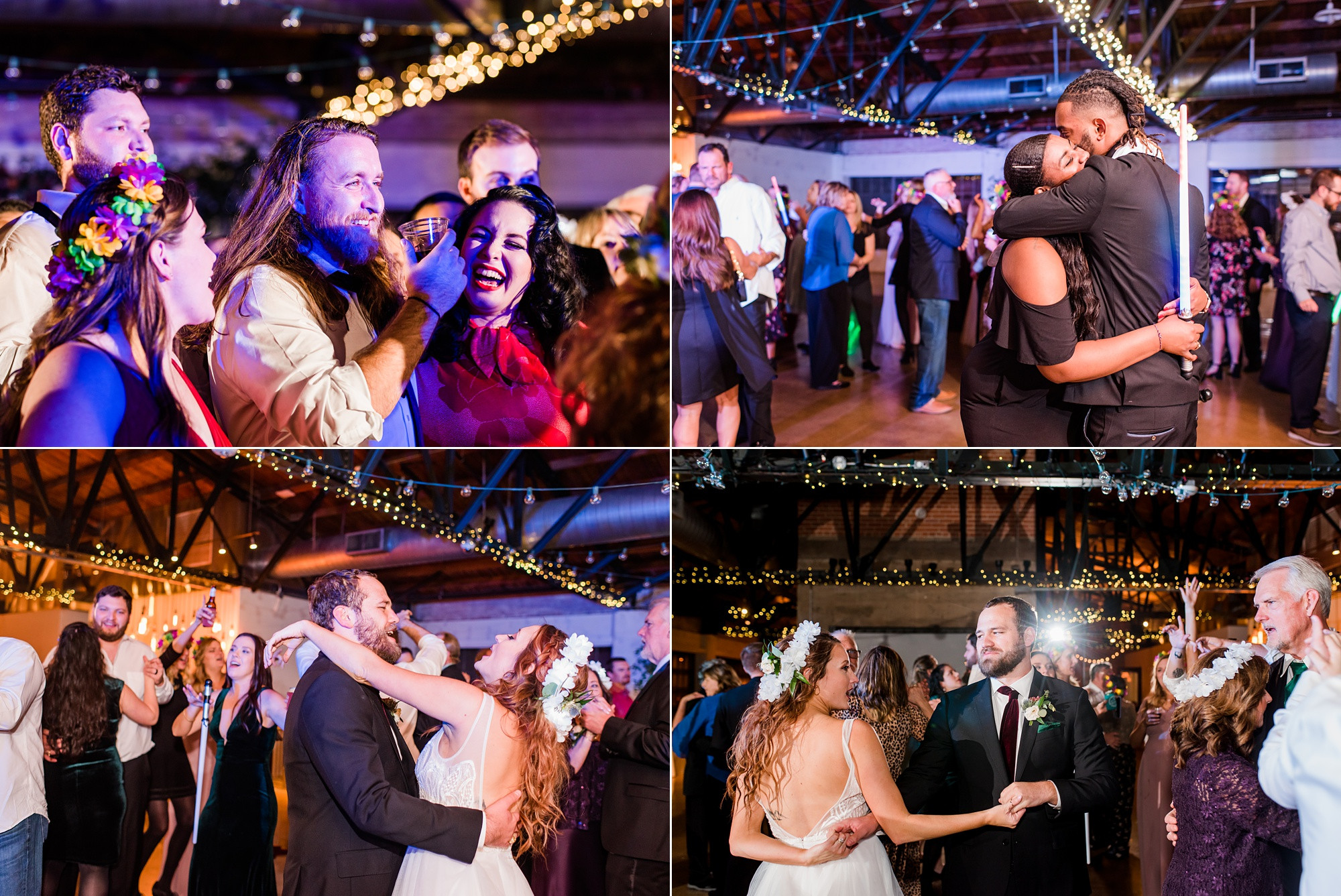 Emotional Moment During Wedding Speeches at Hickory Street Annex