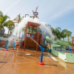 Howard Johnson Anaheim Hotel & Water Playground pirate ship water play area