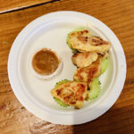 Delicious chicken satay appetizer at JT Thai Street Food in Linda Vista, San Diego.