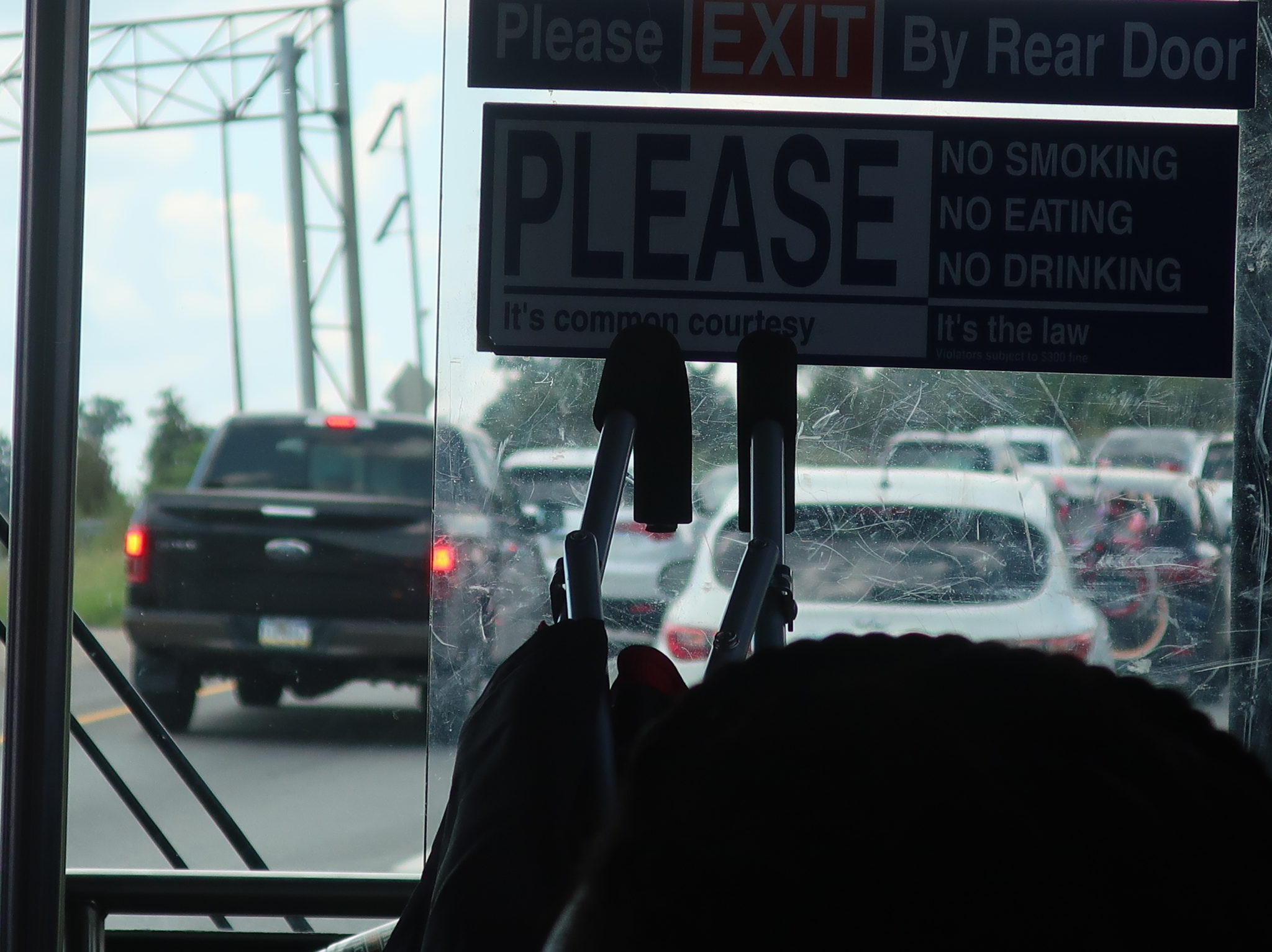 Traffic congestion on I-76, the Schuylkill Expressway, impacting 69th Street transportation routes