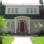 Nancy Thompson's House from A Nightmare on Elm Street, showcasing its recognizable facade and unchanged colors.