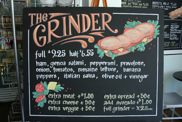 Hudson Street Deli's Grinder sandwich with fresh bread and Boar's Head meats