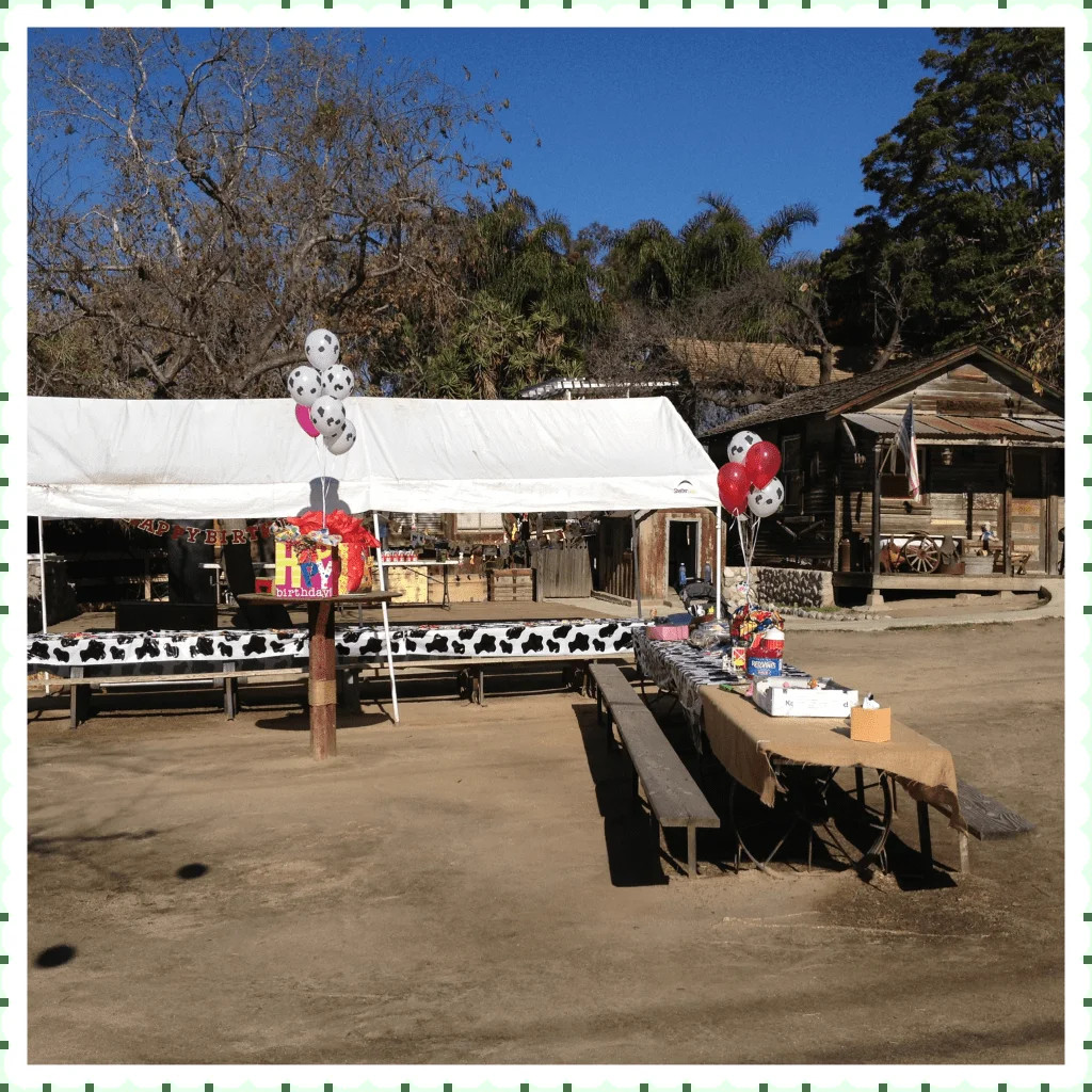 Open space and play areas for children at Zoomars petting zoo in California