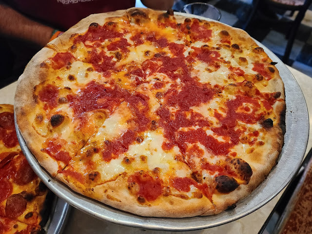 Delicious Coal-Fired Pizza from John’s Pizzeria on Bleecker Street