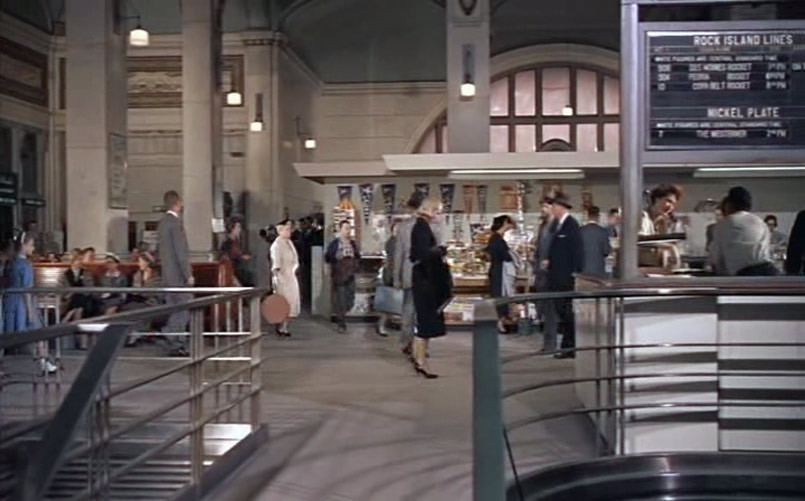 La Salle Street Station featured in the movie North By Northwest in 1959.