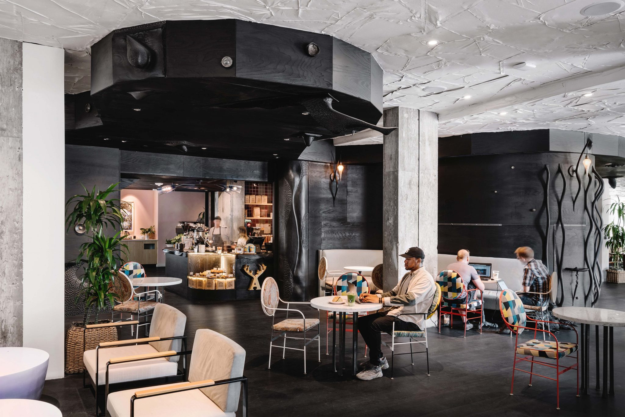 Alfred Coffee Shop Lobby at The Line Austin