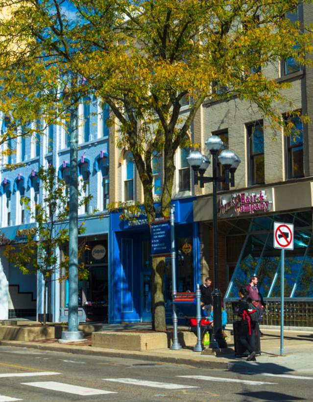 Bustling Main Street Ann Arbor, a vibrant destination for dining and shopping experiences
