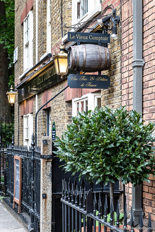 Outdoor seating at a restaurant in Marylebone, London, capturing the relaxed and al fresco dining atmosphere.