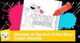 The Cutest Monster Sesame Street coloring page from Monster at the End of the Story.