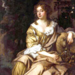 Nell Gwynne, a popular actress and mistress of King Charles II, known for her witty remarks and rivalry with other royal mistresses.