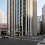 One California Street with One Market Plaza tower on the left, showcasing mid-century modern architecture in San Francisco's Financial District