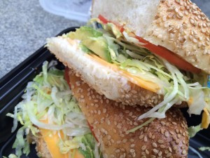 Parm cheese sandwich