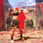 Marisa's stage in Street Fighter 6, featuring a temple resembling the Parthenon.