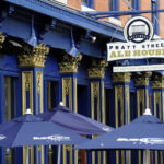 Pratt Street Ale House Exterior on a Busy Day