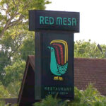 Exterior of Red Mesa 4th Street restaurant sign displaying the business name.
