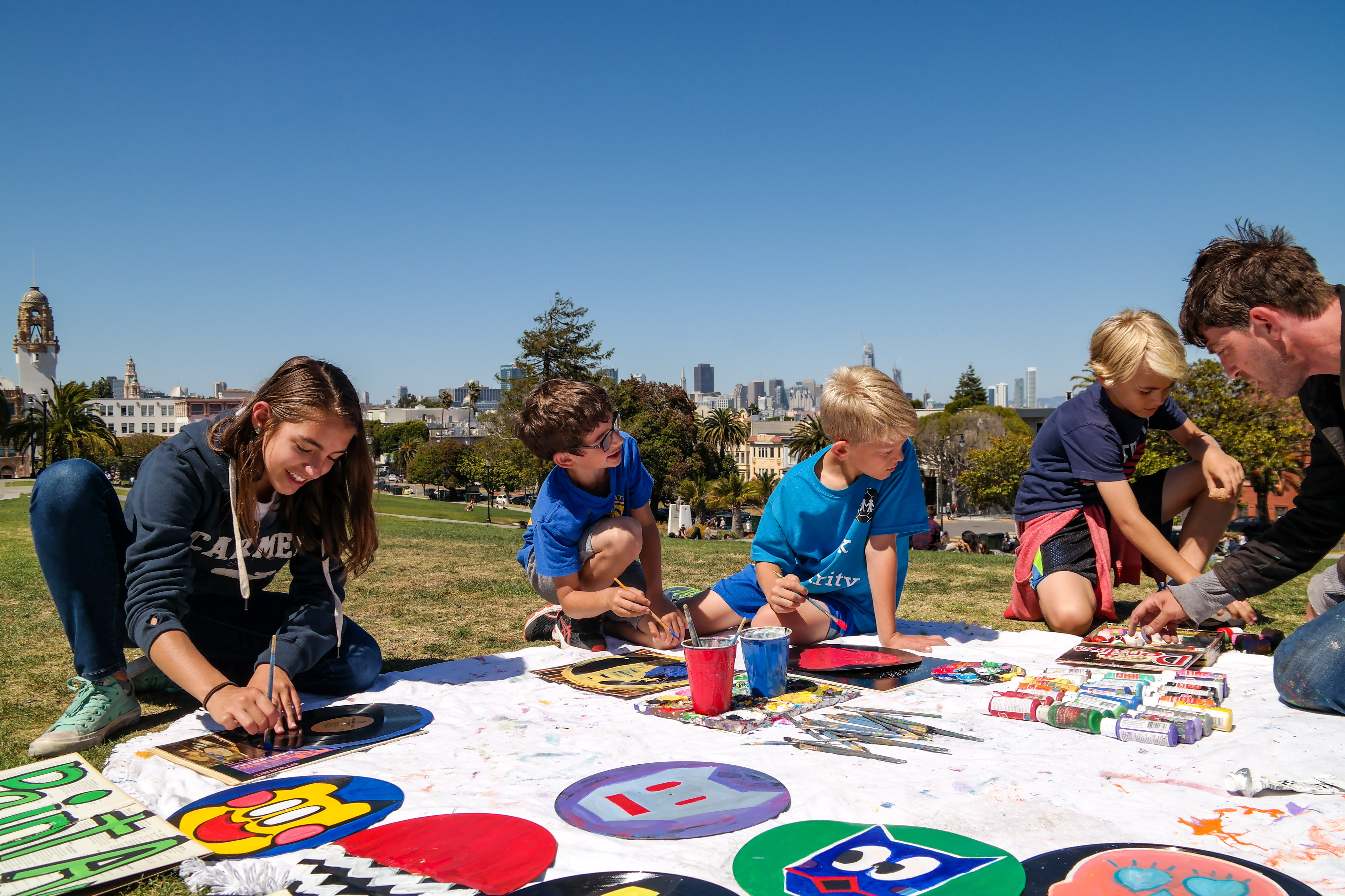 Mission Dolores Park San Francisco with Kids