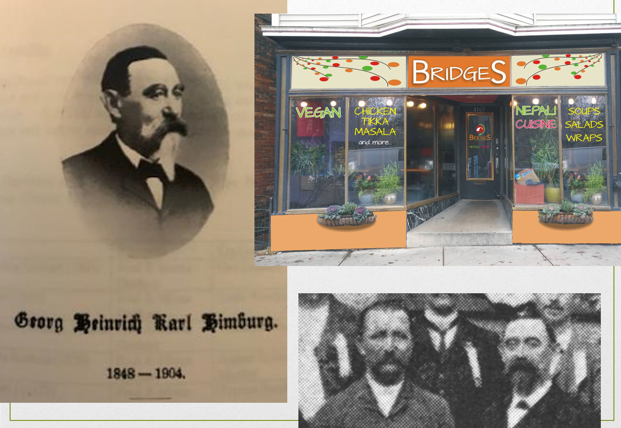 Himburg Cigar Factory Location - Now Bridges Nepali Cuisine, formerly Melt in Cincinnati Northside.