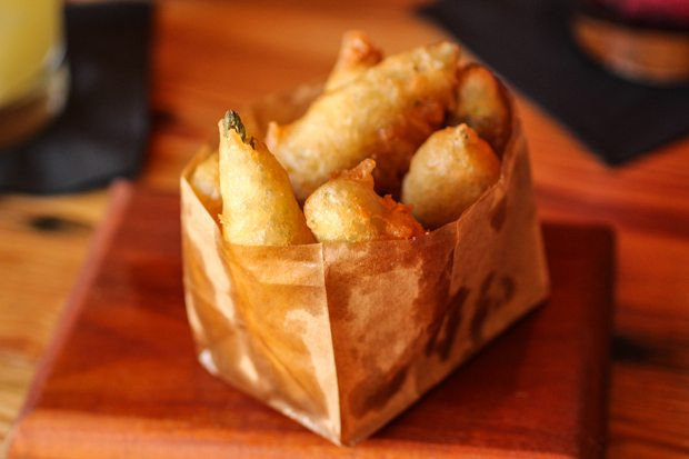 Flash-fried Okra with White Truffle Oil State Street Eating House Sarasota FL Restaurant Review